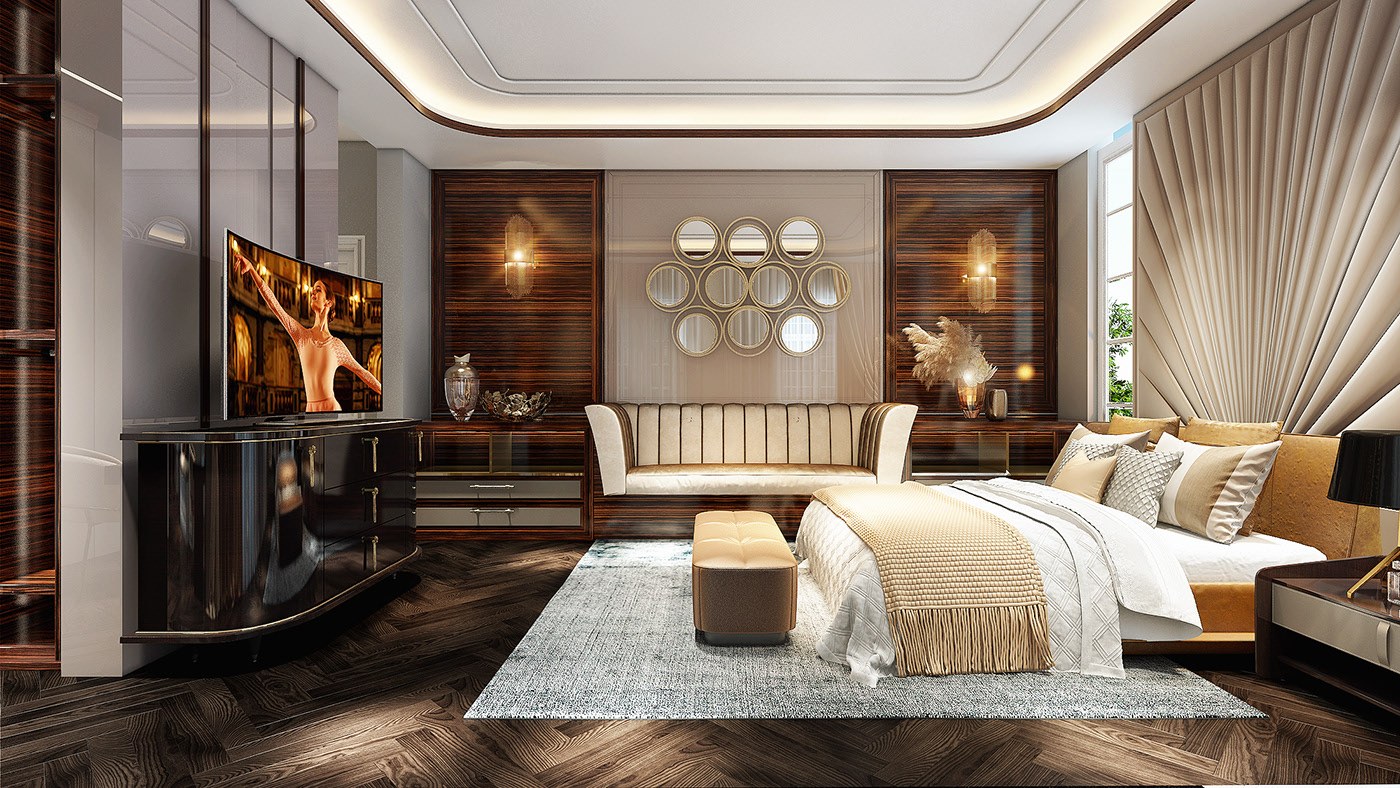 Thiết kế phòng ngủ với diện tích 16M2