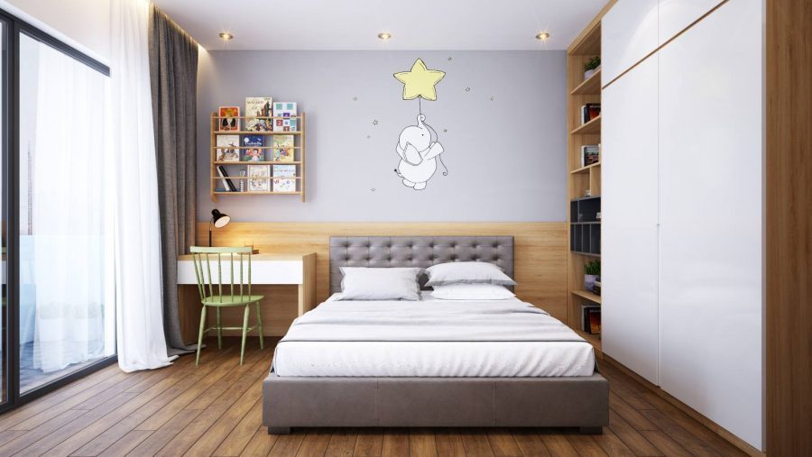 Thiết kế phòng ngủ với diện tích 16M2