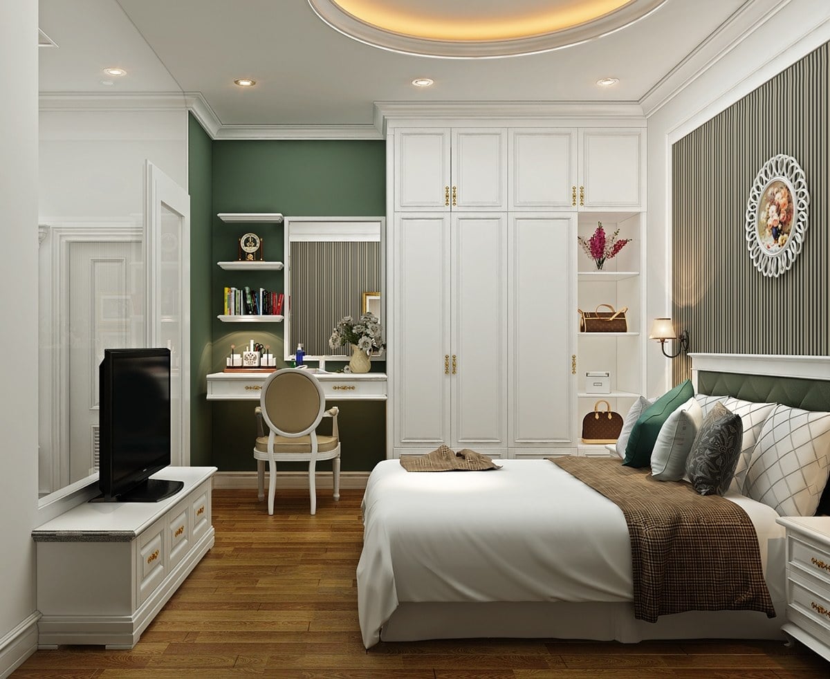 Thiết kế phòng ngủ với diện tích 16M2