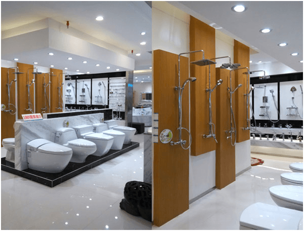 Thiết kế showroom thiết bị vệ sinh sang trọng, thu hút khách hàng