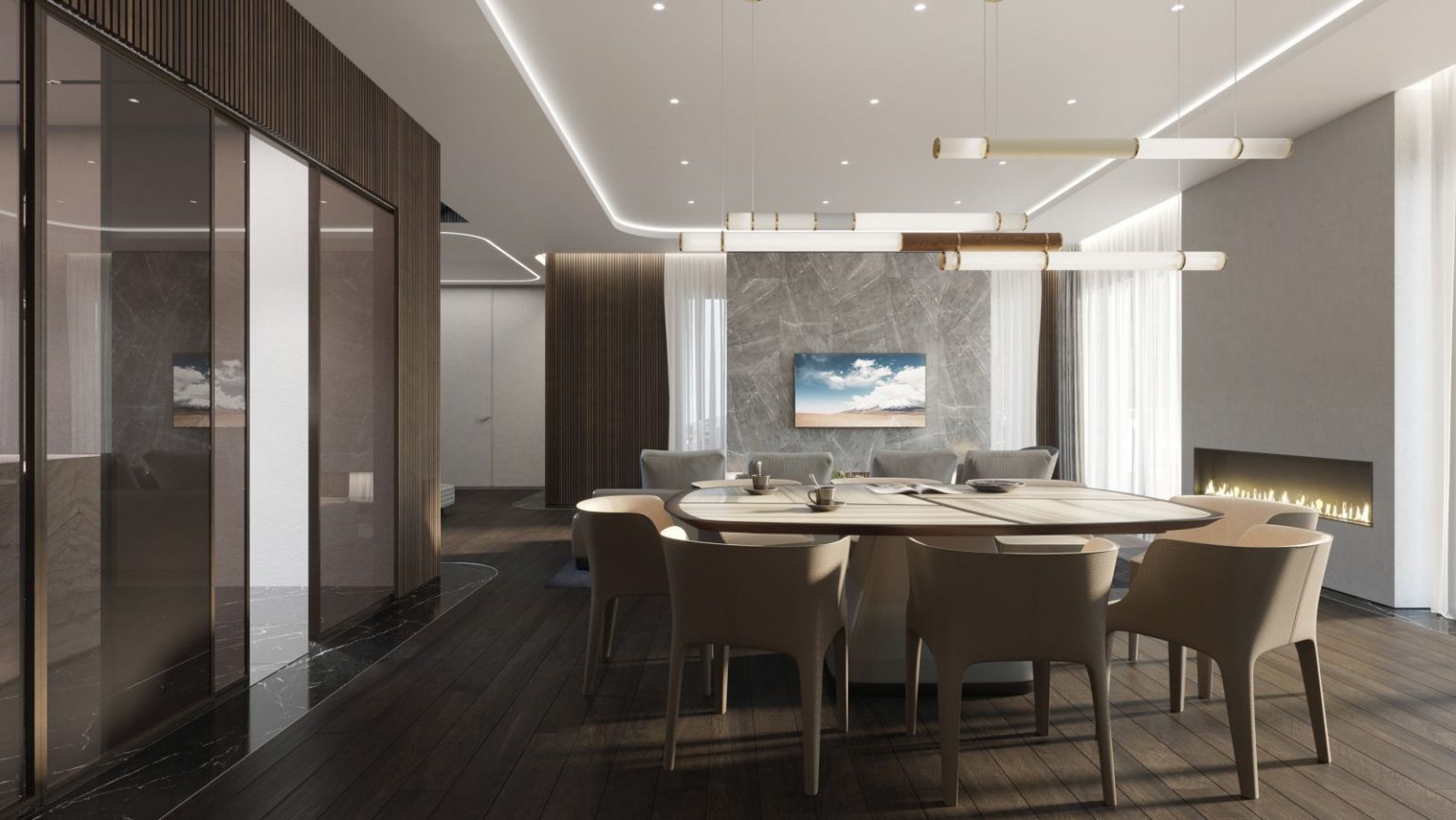 Thiết kế thi công biệt thự 3 phòng ngủ hiện đại