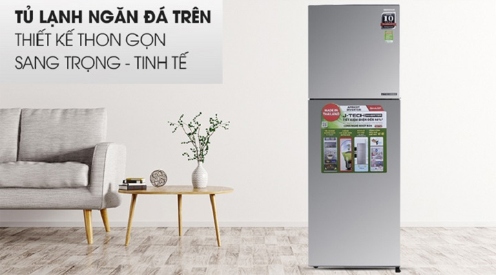 Tủ lạnh Sharp Inverter SJ-X251E-SL 224 Lít