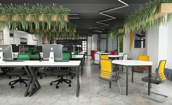 Thiết kế văn phòng không gian mở hiện đại