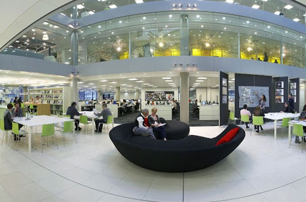 Thiết kế văn phòng không gian mở hiện đại