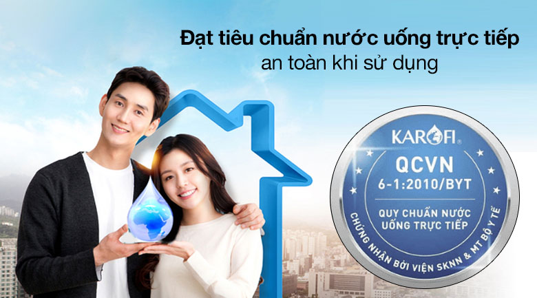 Máy lọc nước Karofi KAD-D66 11 lõi RO nóng nguội lạnh
