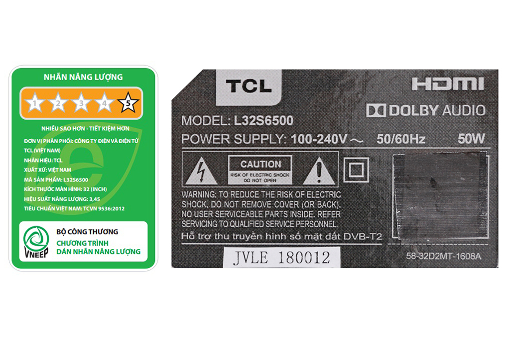 Tivi TCL 32S6500, HD, giọng nói