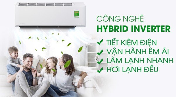 Điều hòa Toshiba 1 chiều Inverter 12000BTU RAS-H13C2KCVG-V