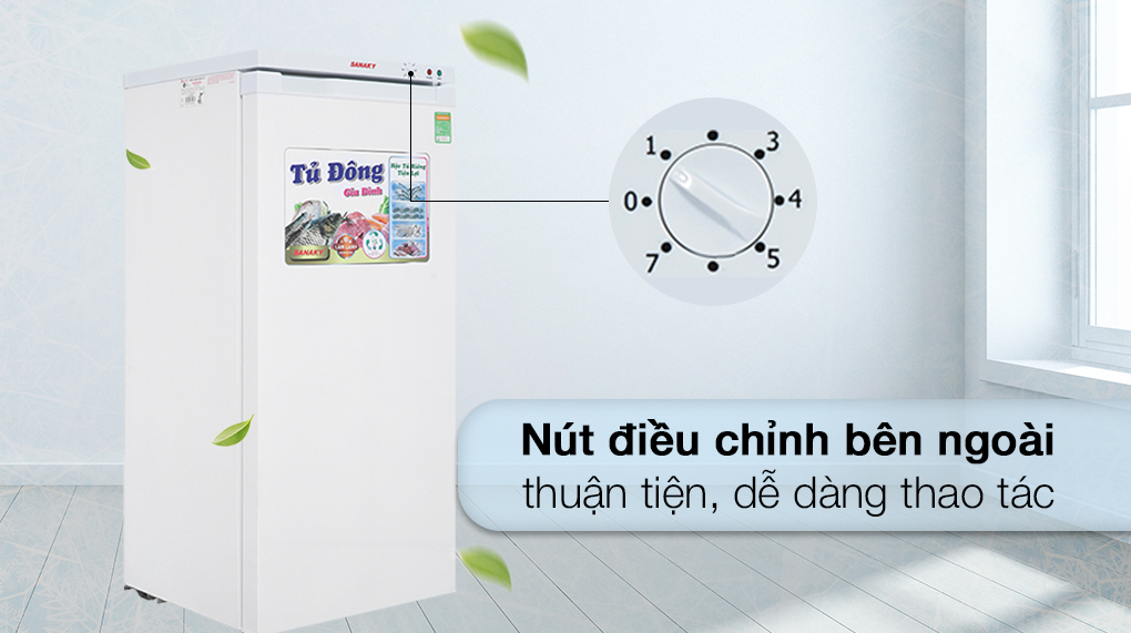 Tủ đông Sanaky TD-VH180VD, 150 lít