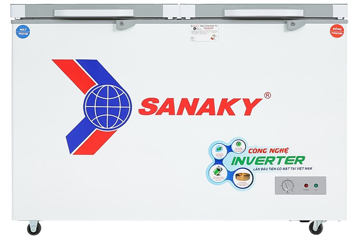 TỦ ĐÔNG SANAKY VH-3699W4K, 260L, 2 CHẾ ĐỘ INVERTER - liên hệ để được giá tốt