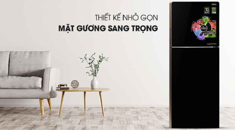 Tủ lạnh Aqua inverter 235 lít AQR-IG248EN