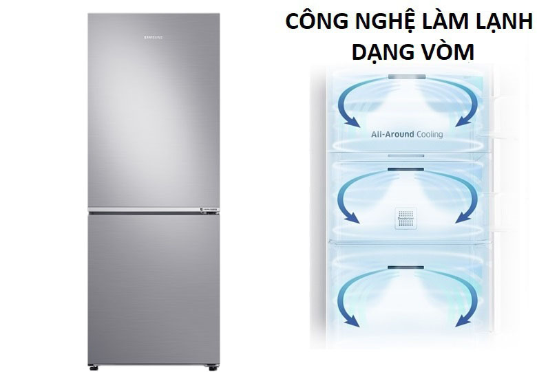 Tủ lạnh Samsung RB27N4010S8/SV 280l màu bạc