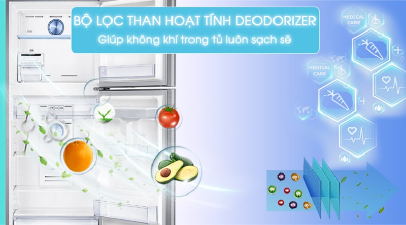 Tủ lạnh Samsung Inverter 319 lít RT32K5932S8/SV