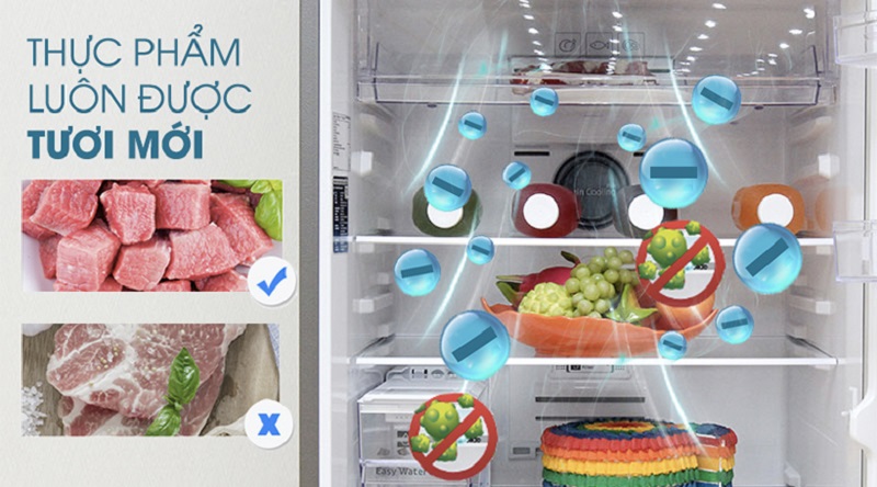 Tủ lạnh Samsung Inverter 380 lít RT38K5982SL/SV màu bạc