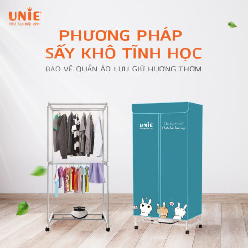 Tủ sấy quần áo UNIE UE-688 kháng khuẩn