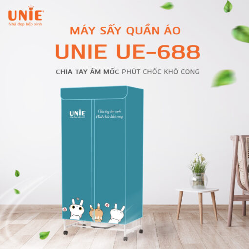 Tủ sấy quần áo UNIE UE-688 kháng khuẩn