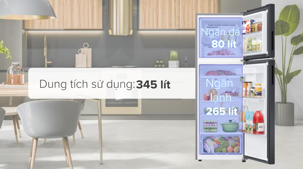Tủ lạnh Samsung Inverter 345 lít RT35CG5544B1SV Lấy nước ngoài