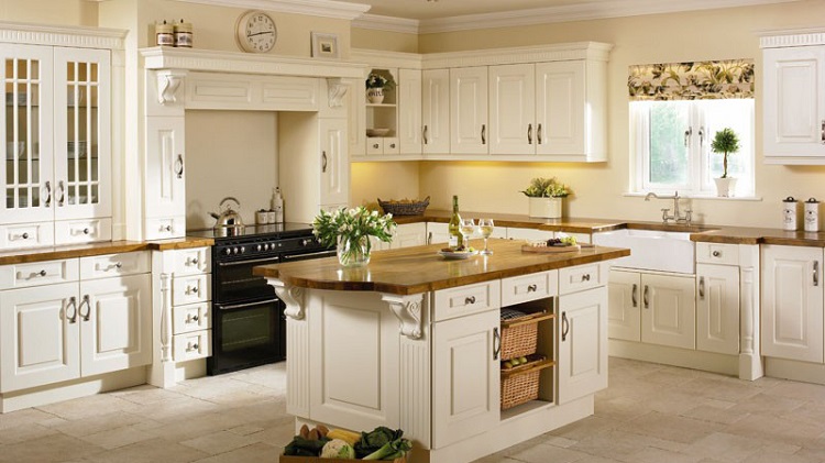 Thiết kế phòng bếp theo phong cách tân cổ điển