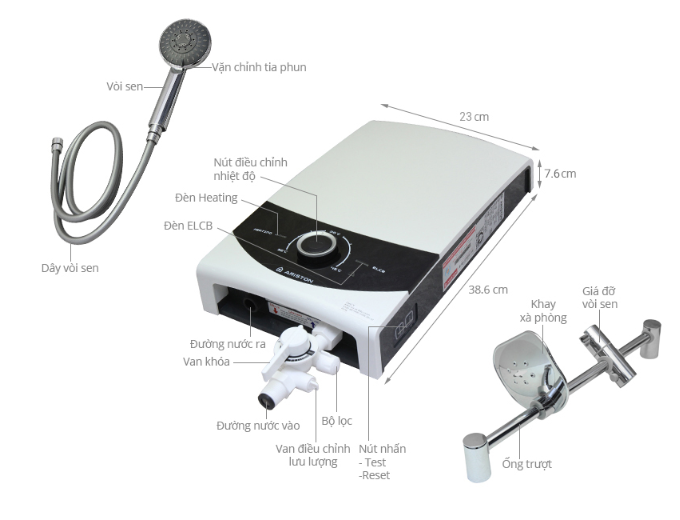 BÌNH NÓNG LẠNH TRỰC TIẾP ARISTON SMC45PE-VN - LIÊN HỆ ĐỂ ĐƯỢC GIÁ TỐT