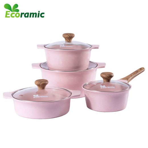 BỘ 4 NỒI ĐÁ ĐÁY TỪ ECORAMIC - LIÊN HỆ ĐỂ ĐƯỢC GIÁ TỐT