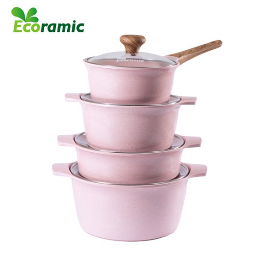 BỘ 4 NỒI ĐÁ ĐÁY TỪ ECORAMIC - LIÊN HỆ ĐỂ ĐƯỢC GIÁ TỐT