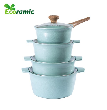 BỘ 4 NỒI ĐÁ ĐÁY TỪ ECORAMIC - LIÊN HỆ ĐỂ ĐƯỢC GIÁ TỐT