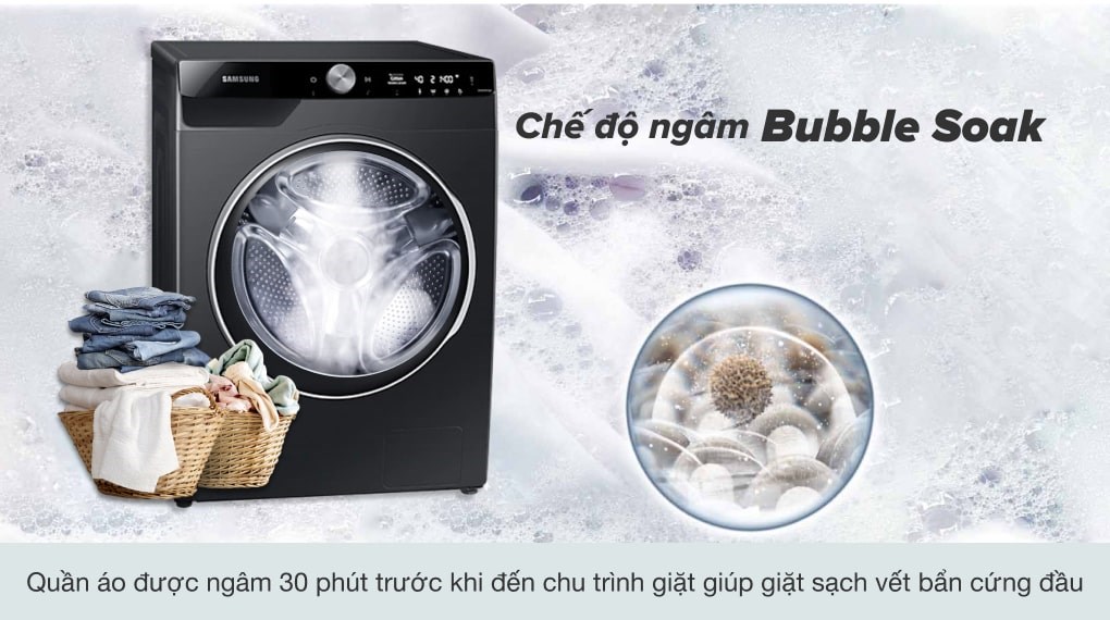 Máy giặt Samsung Inverter 10 Kg WW10TP54DSB/SV  Mẫu mới