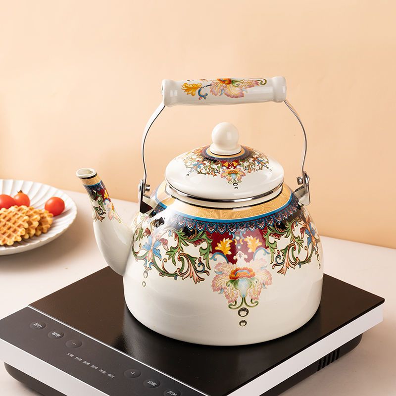 ẤM ĐUN NƯỚC PHA TRÀ TRÁNG MEN HOÀ VĂN - LIÊN HỆ ĐỂ ĐƯỢC GIÁ TỐT