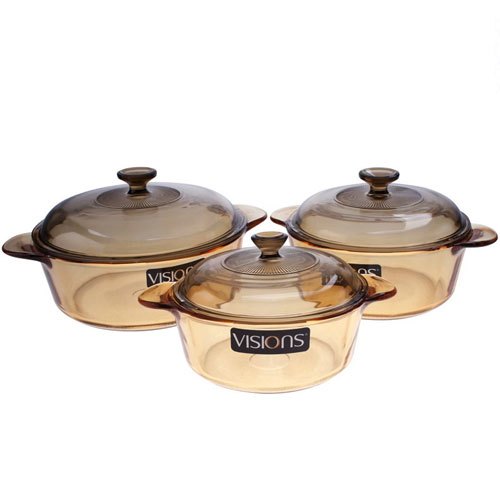 Bộ nồi thủy tinh Vision 332