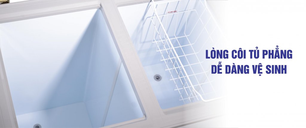 Tủ đông Sanaky VH4099W4K 2 chế độ kính cường lực
