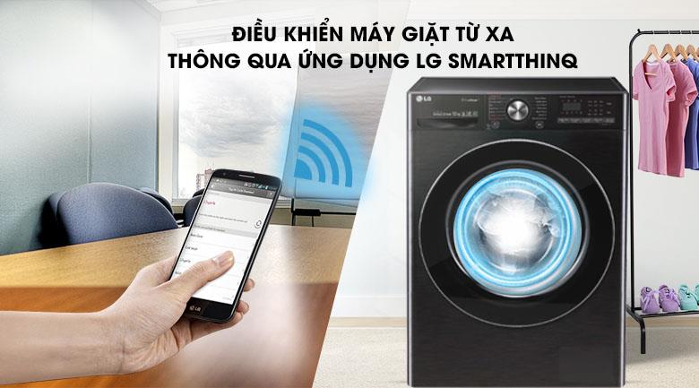 Máy giặt LG 10,5Kg FV1450S2B AI DD lồng ngang màu đen