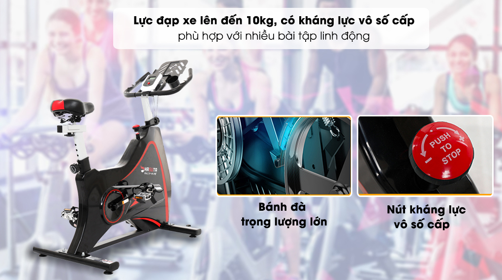 Xe Đạp Tập Thể Dục Hasuta HEB-812