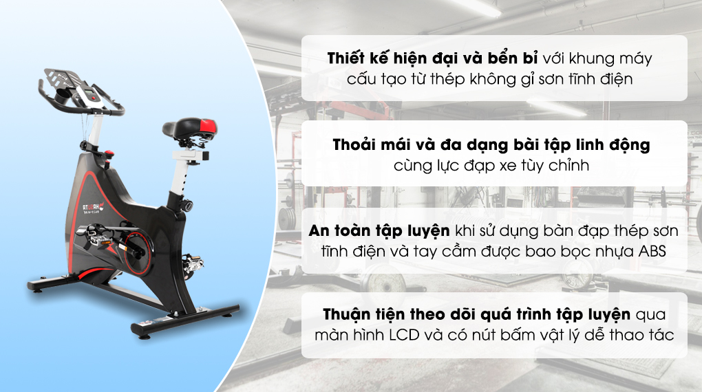 Xe Đạp Tập Thể Dục Hasuta HEB-812