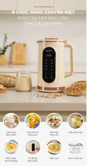 MÁY LÀM SỮA HẠT GUME MSB02 - LIÊN HỆ ĐỂ DƯỢC GIÁ TỐT