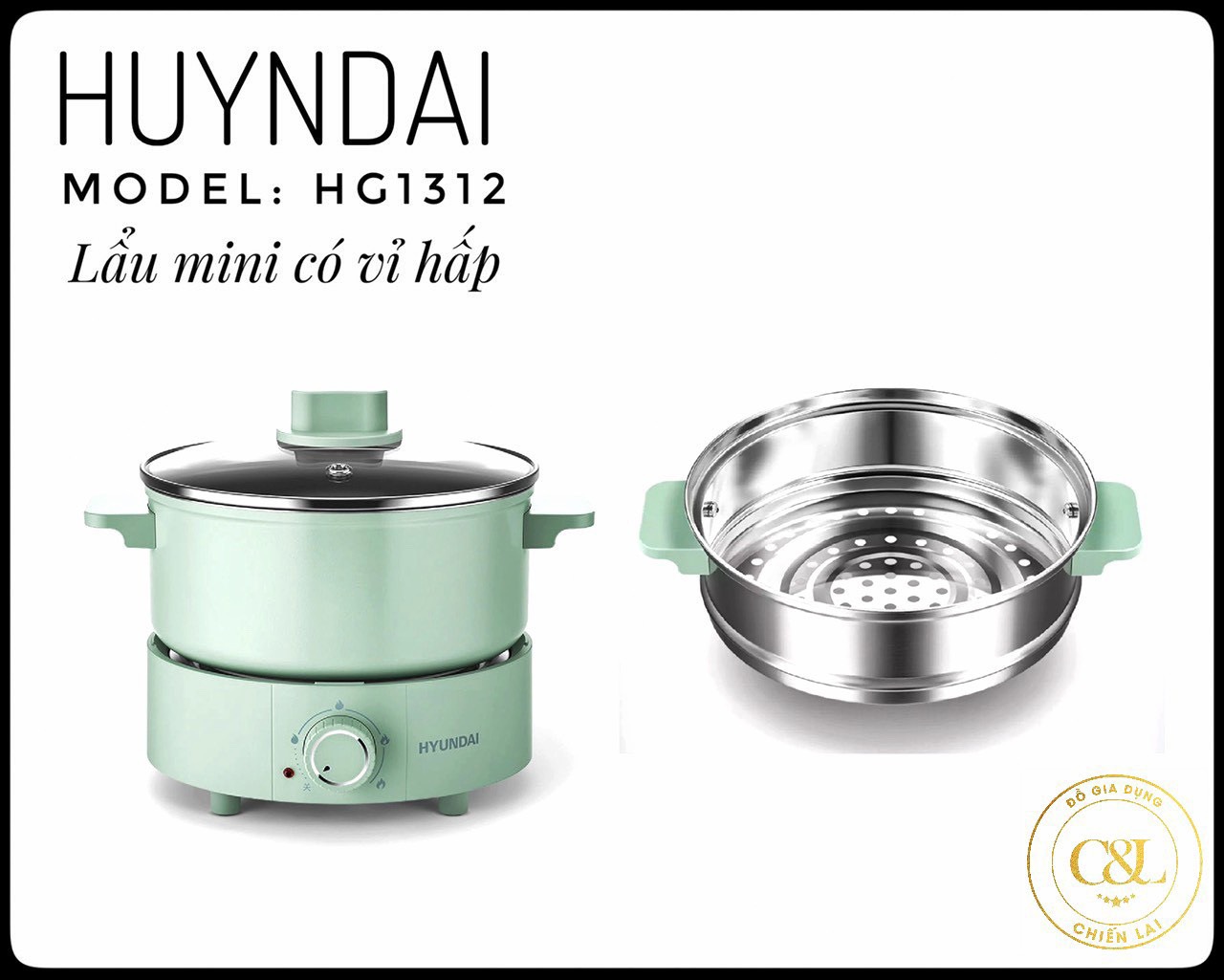 Nồi đa chức năng chống dính QC-HG1312