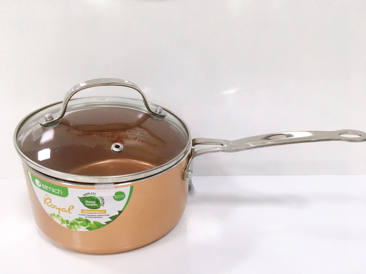 Nồi bột Elmich tráng sứ đáy từ EL1182 size 16