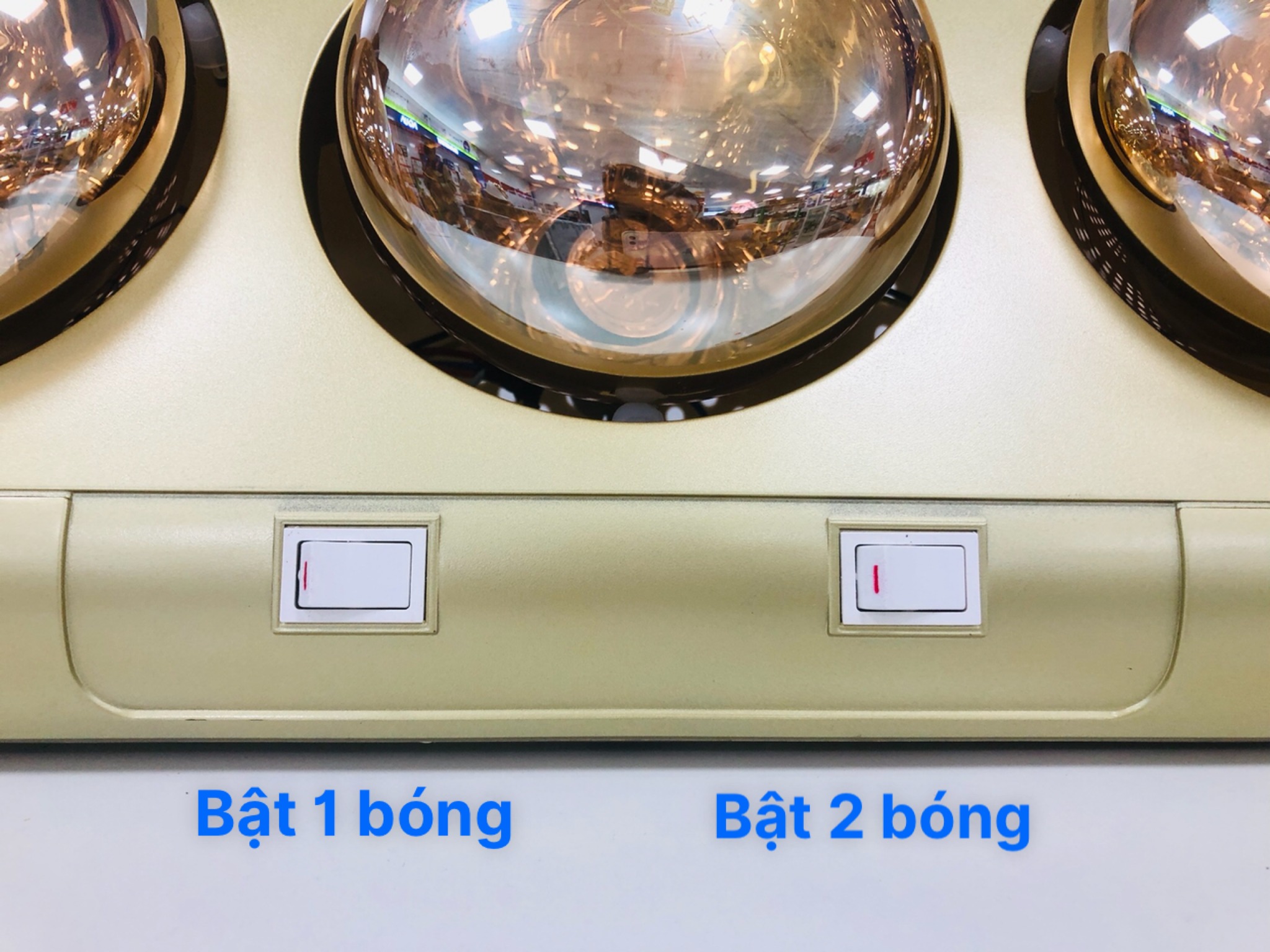 Đèn sưởi nhà tắm Lorente LT-513 3 bóng