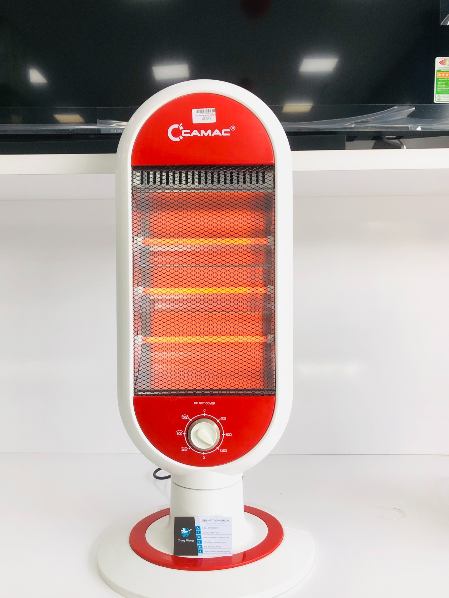 Đèn sưởi cây Camac CK1200, 1200W