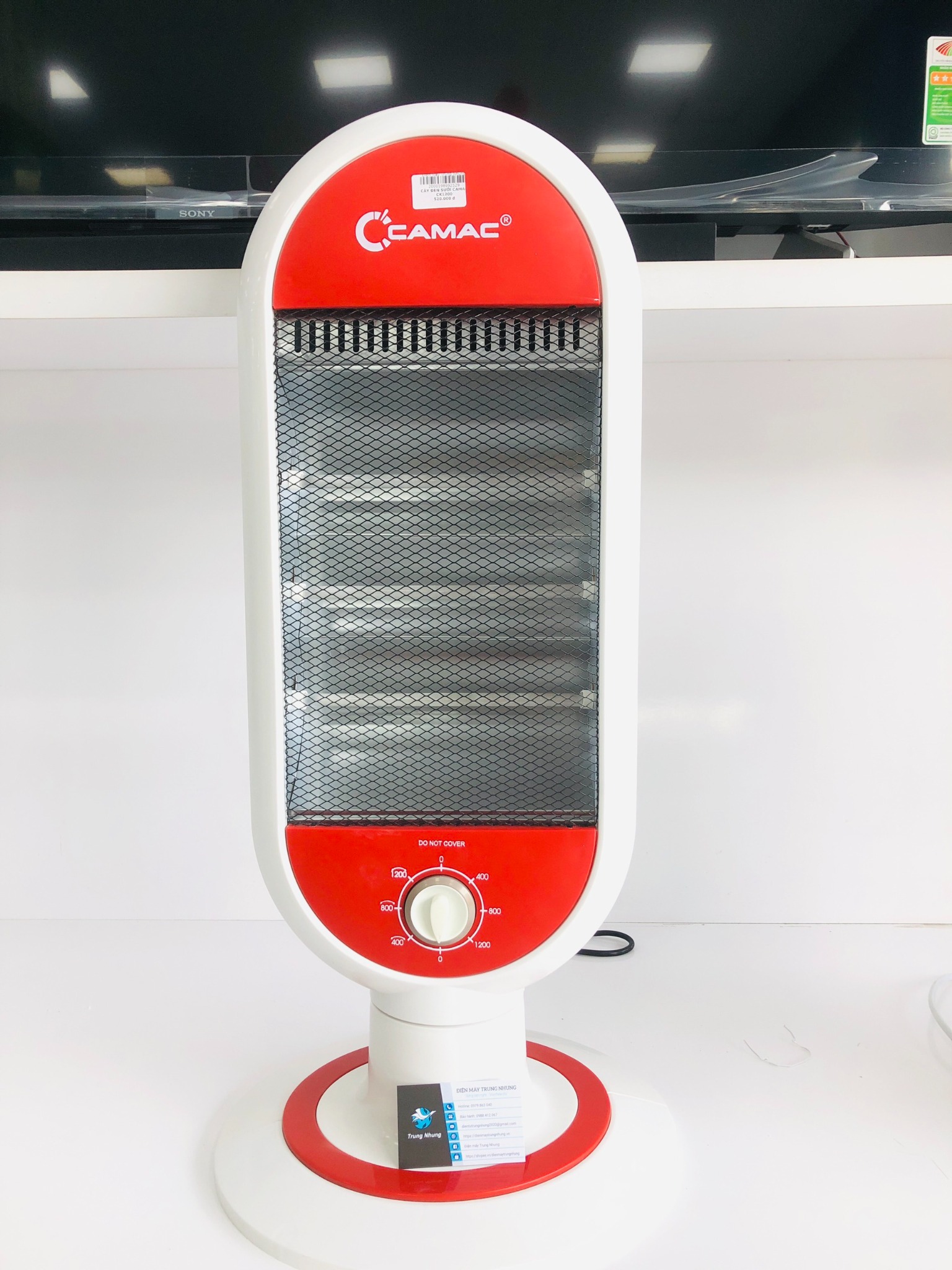 Đèn sưởi cây Camac CK1200, 1200W