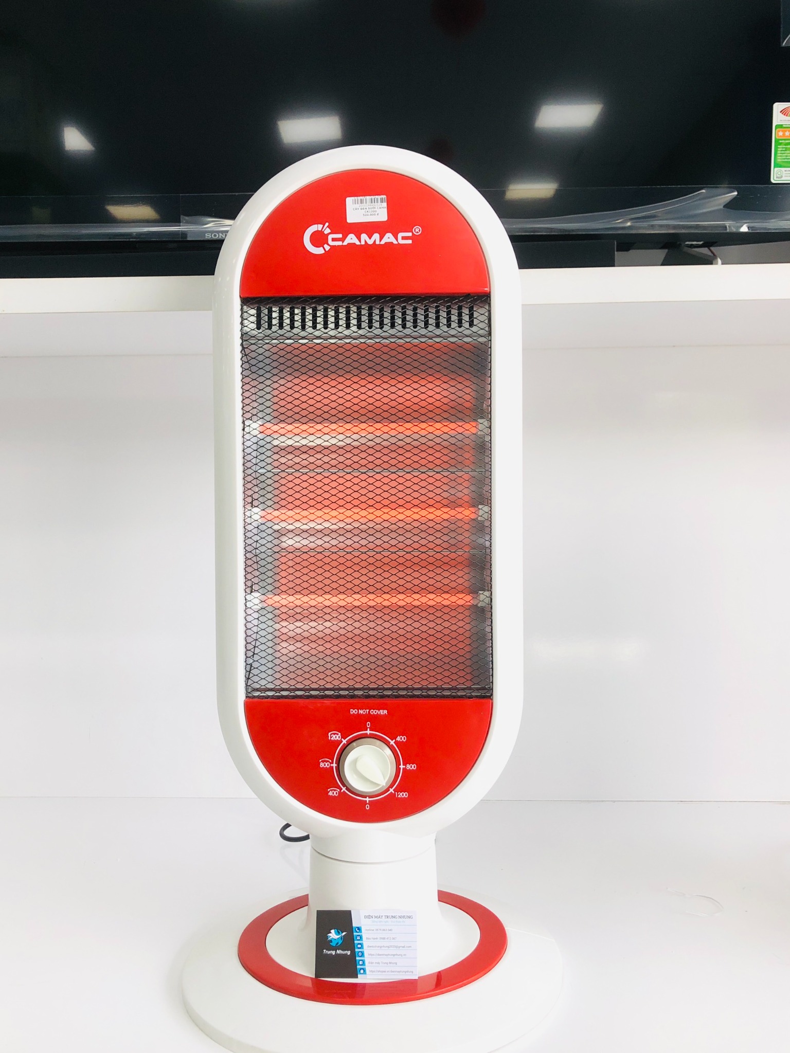 Đèn sưởi cây Camac CK1200, 1200W