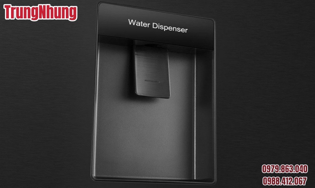 Tủ lạnh Casper RS-570VBW, 552l, màu đen, lấy nước ngoài, inverter