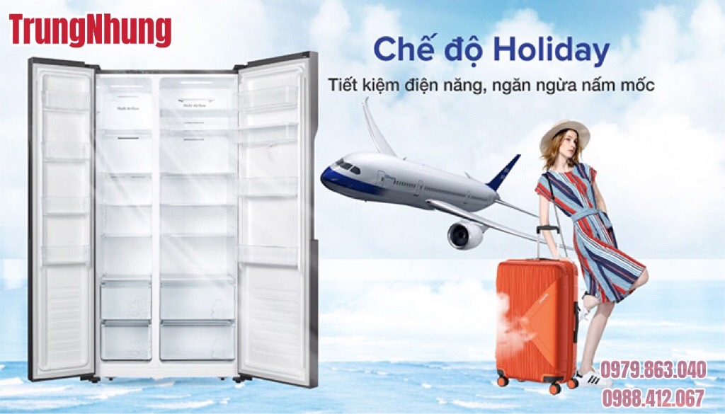 Tủ lạnh Casper RS-570VBW, 552l, màu đen, lấy nước ngoài, inverter