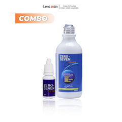 ZERO SEVEN Combo Ngâm 360ml và Nhỏ mắt