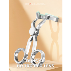 Kẹp kéo mắt mở to hỗ trợ đeo lens