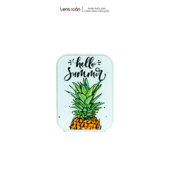 Hộp đựng lens 2 đôi có gương Quả dứa