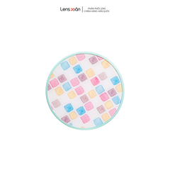 Hộp đựng lens có gương Hoạ tiết