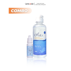 OLOLA Combo Ngâm 160ml và Nhỏ mắt