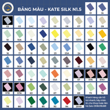  Vải Kate Silk LD_Khổ 1m50_Trắng_Mã Gạo 