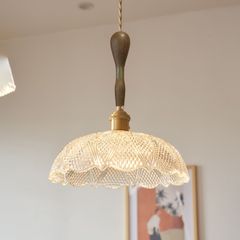 Đèn Thả Thuỷ Tinh Trang Trí Phòng Ngủ Hiện Đại THCN-268GT