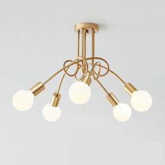 Đèn thả thiết kế TTK18T5 Xi Vàng