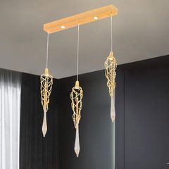 Đèn thả pha lê bóng GU10 L500*W150*H1500 TPL835N3